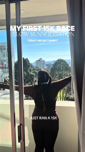 This race was one of the hardest things I’ve ever done. Being a slow runner who got swept does NOT negate that accomplishment. We did the damn thing 🫡🏅 #slowrunner #15K #raceday #runvlog #beginnerrunner