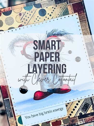 Pattern paper stacking is doing all the heavy lifting here, and that nerdy little bunny seals the deal. Big brain energy and a layout that’s ridiculously fun to build. Featured Products: ★ Clever Cottontail stamp set ★ Timeworn Paws Anthology {paper pack} ★ BIG Scallops and Rectangles {nesting dies} Unity Stamp Company is a family-owned, cook-to-order red rubber stamp company — which means every stamp is made JUST FOR YOU when you order. We create all of our stamps in-house in Minnesota with ove