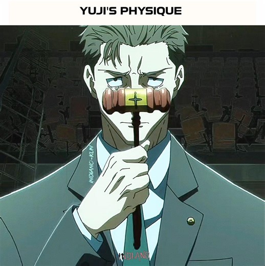 YUJI'S PHYSIQUE 🔥..[JUJUTSU KAISEN EDIT JJK] #gojo #yuji #megumi #shorts