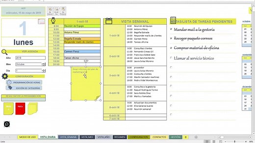 Descarga la Plantilla en Excel Gratis de Lista para el control de tareas⬇️