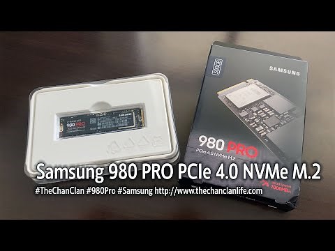TechTalk: Samsung 980 Pro PCIe 4.0 NVMe M.2 Drive - Unboxed, Installed, and Benchmarked!