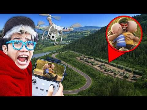 DRONE BERHASIL MENANGKAP AYAH ASLI UPIN IPIN NYATA!!! DIA BUKAN MANUSIA...