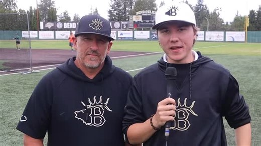 Bend Elks Baseball Club on Instagram: "The playoff matchup is officially set! The Corvallis Knights will open up the three-game-series right here at Vince Genna Stadium THIS Friday at 6:35 PM⏰ Caught up with Allen Cox to preview the road ahead龜⚾️ #goelks #wcl #playoffbound #bend"