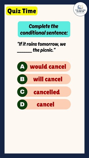 Can You Pass This Grammar Quiz? 🤯 (First Conditional) #theenglishglowup #englishquiz
