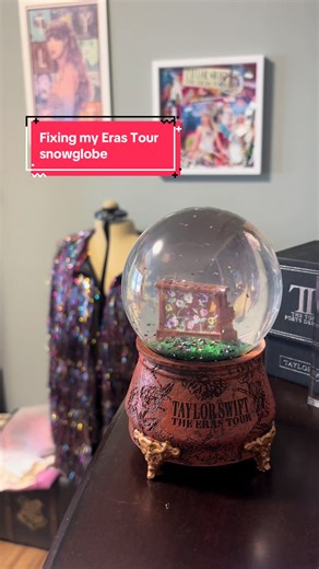 First time fixing a snow globe and while it’s not perfect, I did end up getting a full refund! #taylorswift #erastour #taylorswiftsnowglobe #taylornation