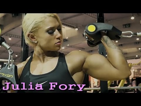 Julia Fory extremely beautiful and powerful Swiss IFBB women's Physique