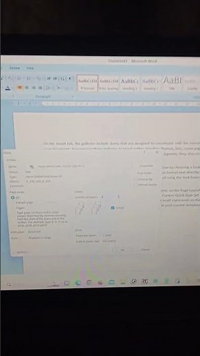 print preview in word