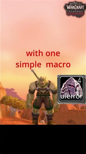 Turn off/on error messages macro #wow classic