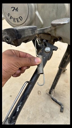 Quick Trick To Install A Motorcycle Spring!