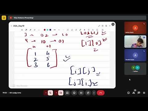Day 19 | Matrix Problems | Transpose Matrix & Rotate Image (LC 867, LC 48)
