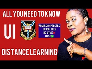 How to gain Admission into University of Ibadan distance learning/Admission process/school fees