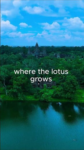 Smile & Love from the Sky ✈✨ Discover Majestic Angkor Wat in 4K