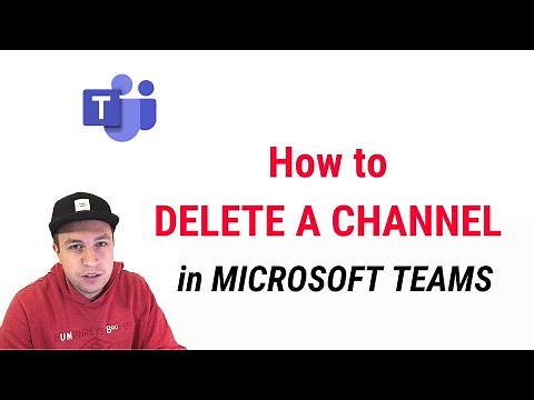 How to DELETE A CHANNEL in MICROSOFT TEAMS?