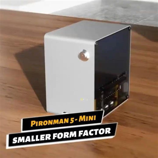 From Parts to Mini Server ⚡ Pironman 5 Mini Build#DIYTech #RaspberryPi #MiniPC