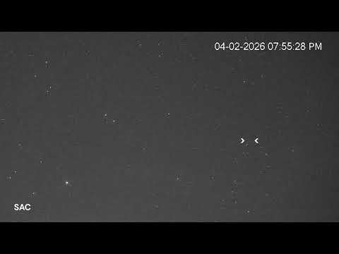 Artemis II (Orion capsule) faintly seen from Puerto Rico 4/2/2026