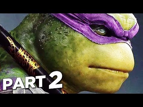 TEENAGE MUTANT NINJA TURTLES SHREDDER'S REVENGE Walkthrough Gameplay Part 2 - DONATELLO (TMNT)