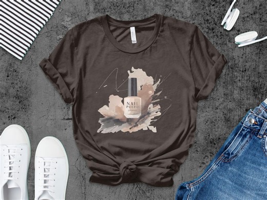 Nail Polish Watercolor PNG, Nail Tech Graphic Tee Sublimation Design(digital Download ONLY) - Etsy