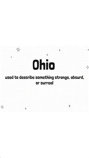 Meaning of Ohio: Gen Z Slang #English #learnenglish