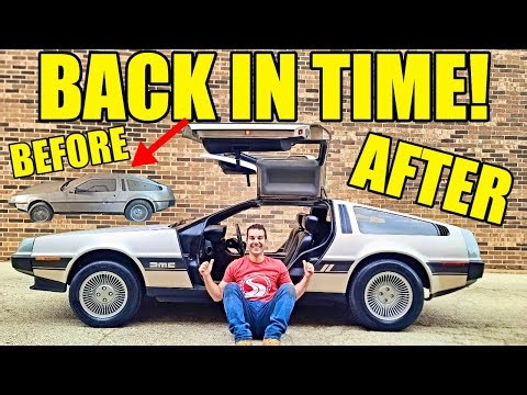 See DeLorean Go Back In Time After Amazing Exterior Restoration
