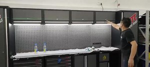 #jtc工具柜 #工具柜 #汽保工具 #JTC 水平定位调整工具柜高度，细节也要做到极致