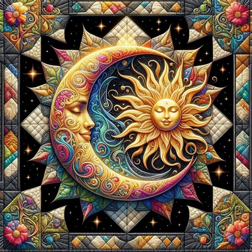 Quilt Fabric Panels – Celestial Harmony Sewing Art - Etsy