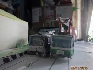 Бумажный трамвай Tatra T6B5