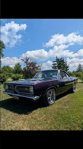 1968 Plymouth barracuda “notchback”