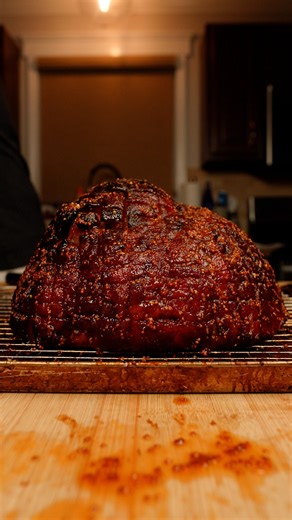 Christopher Smith on Instagram: "Smoked Honey Mustard Bacon Glazed Ham Recipe ⬇️ This is the most amazing ham recipe I’ve ever had — it’s sweet smoky buttery savory and glazed to absolute perfection You’ll never make ham another way again Ingredients 🔸 1 Ham @jonesdairyfarm 🔸 2 cups honey 🔸 1 cup butter 🔸 6 tbsp Dijon mustard 🔸 2 cups pineapple juice 🔸 2 tbsp grainy mustard 🔸 1/4 cup brown sugar 🔸 2 tbsp honey 🔸 1 tbsp Cajun