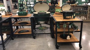 Check out the new Modular Nest System! The possiblities are endless. How would build your Ultimate outdoor workspace? Now available at your authorized dealer. https://biggreenegg.com/product/modular-nests/ | Big Green Egg