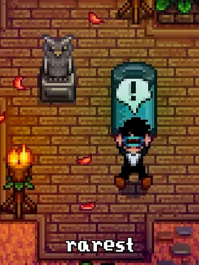 Stardew Vally Easter Eggs - Stone Owl and Strange Capsule #stardew #stardewvalley