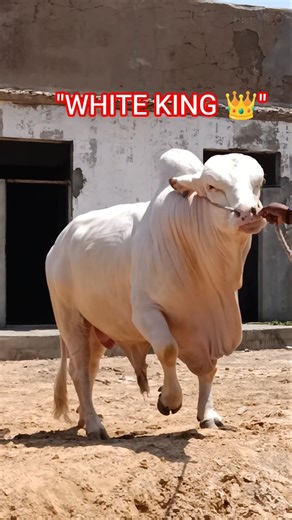 WHITE KING ON THE MOVE! 😱 1000kg+ Heavyweight Bull Walk | Cattle With Mani 🔥 #cow
