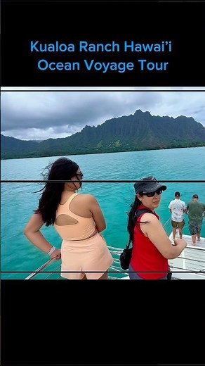Kualoa Ranch Ocean Voyage Tour Nature Preserve #hawaii #kualoaranch #honolulu #oahu Island #travel
