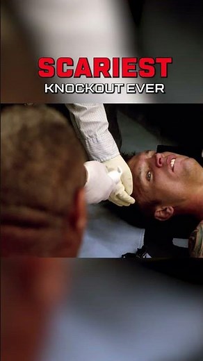 is this the SCARIEST KNOCKOUT of all time? 👀 #ufcshorts