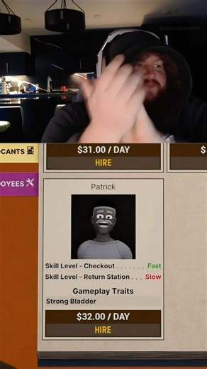 CaseOh’s New Hire Didn’t Even Last One Shift 😴 #caseoh #caseohfunnymoments #retrorewind #gaming