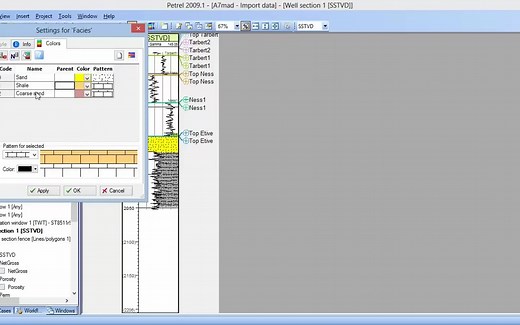 2-Petrel - New facies - Picking horizons