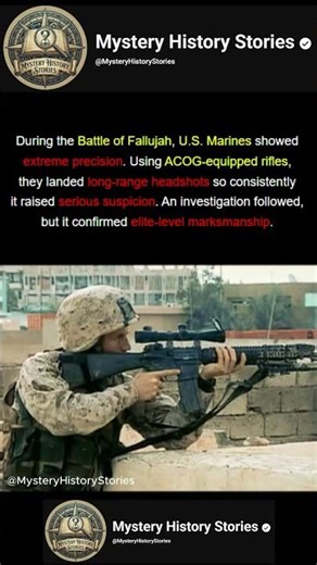 Why Marines’ Accuracy in Fallujah Shocked Everyone 🇺🇸🎯