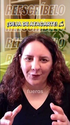 DEJA DE ATACARTE! 🛑 Ejercicio de ESCRITURA TERAPÉUTICA
