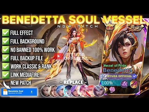 NEW Script Skin Benedetta Soul Vessel - Vessel Of Prid No Password | Full Effect Voice Patch Terbaru
