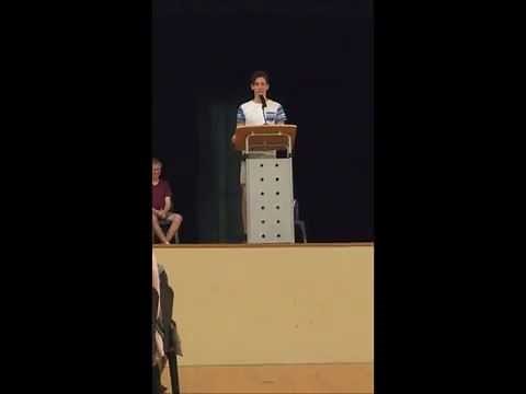 BEST School Captain Speech EVER
