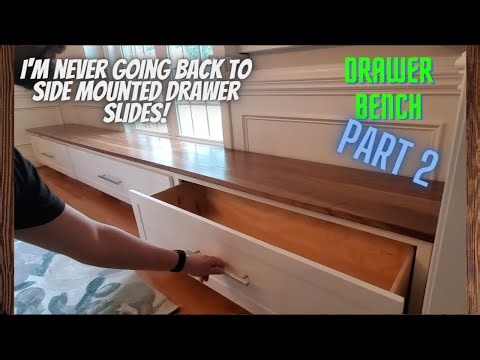 Building Large drawers with undermount Drawer Slides