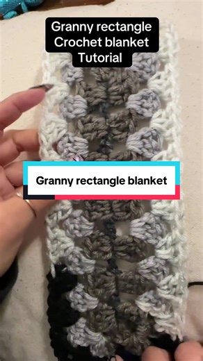 Crochet Granny Rectangle Blanket Tutorial
