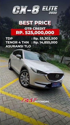 MAZDA CX8 ELITE 2022 FACELIFT SUNROOF 2.5 AT INDIVIDUAL SEAT