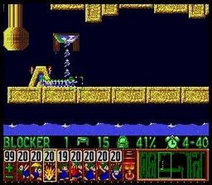 Lemmings - Fun Level 8 Solution