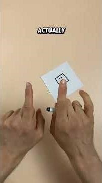 How to build a square with a 3 lines Intellectual challenge with paper and puzzle solving #shorts