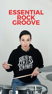 27K views · 485 reactions | Here is the MUST KNOW Rock groove for all you beginner/intermediate drummers out there 落論 #rockdrummer #rockdrums #drumuniversity #drumvideo #drumming #drumplayer #femaledrummers | Love To Learn Drums | Facebook