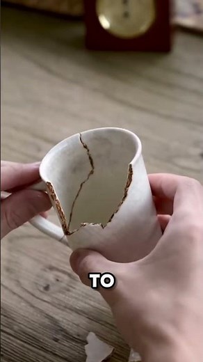 The ancient Japanese art technique of fixing broken pots. Kintsugi