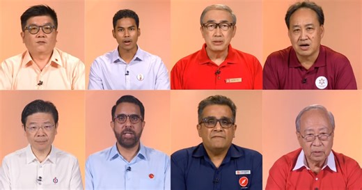 A summary of all 8 party speeches from the first GE2025 party political broadcast