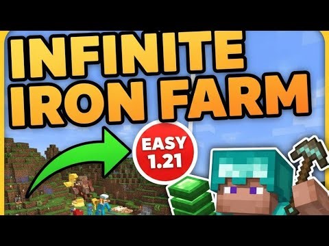 FASTEST Iron Farm in Minecraft | Get 1500+ Iron Per Hour!#video #viral
