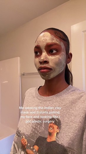 Fast Face Lift with Indian Clay Mask | Face Pulls and Aztec Clay Mask On Hair