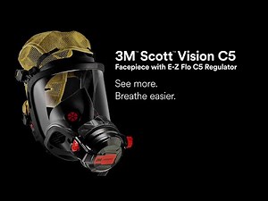 3M™ Scott™ Vision C5 Facepiece with E-Z Flo C5 Regulator